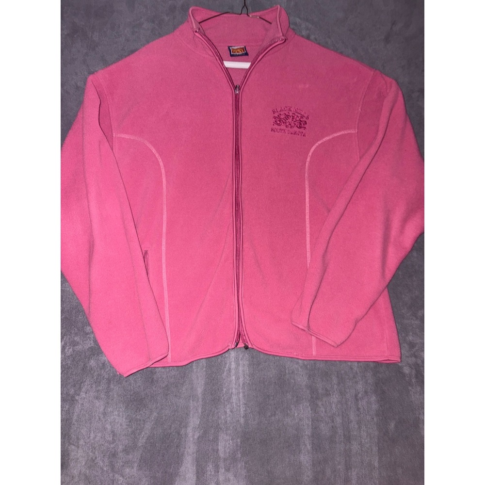 Tipsy Black Hills South Dakota Fleece Sturgis Jacket Pink  XXL Souvenir